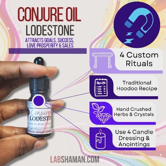  Lodestone Oil | Conjure Oil | Attract | LAB Shaman by LABShaman sold by LABShaman