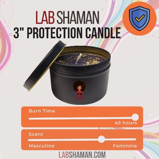  Protection Candle | Altars, Blocking Bad Energies, Ceremonies | LAB Shaman by LABShaman sold by LABShaman