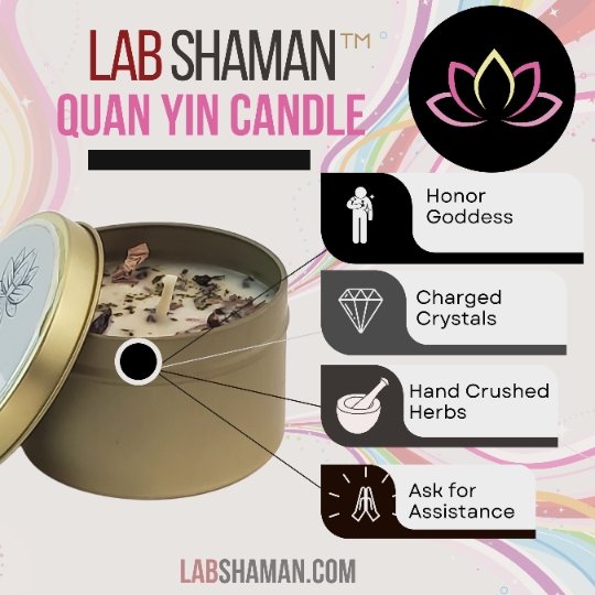  Quan Yin / Kwan Yin, Guan yin, Goddess Candle | LAB Shaman by LABShaman sold by LABShaman