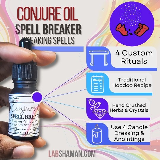  Spell Breaker Oil | Conjure Oil | Break Spells | LAB Shaman by LABShaman sold by LABShaman